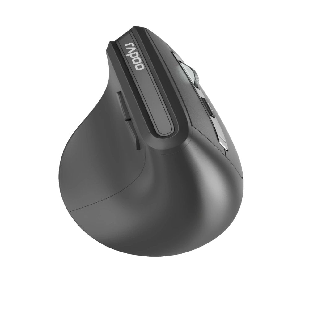 Rapoo EV310 Ergonomic Vertical Wireless Mouse — rear view