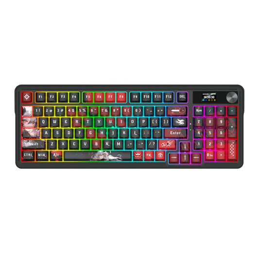 Redragon K719AK ARTEMIS PRO RGB Wireless LCD Mechanical Gaming Keyboard – Anime Edition (RD-K719AK-RGB-PRO) image 1