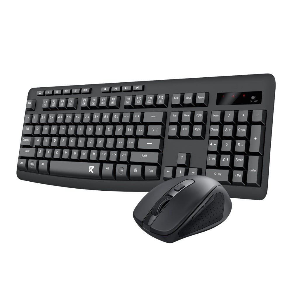 Redragon BS-7367-B Wireless Office Keyboard and Mouse Combo – Black (RD-BS-7367-B)