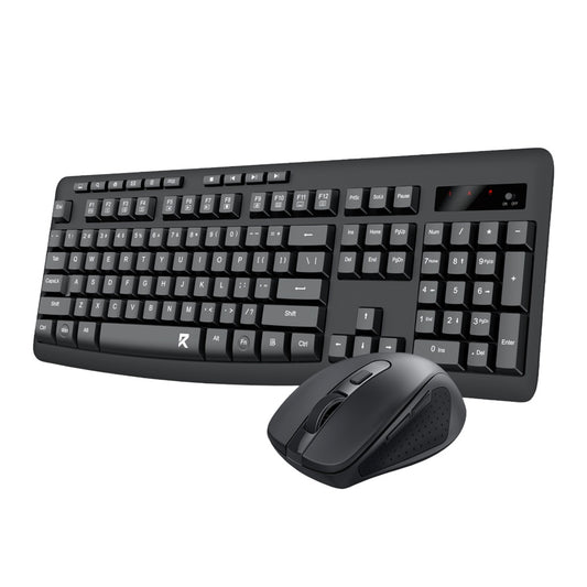 Redragon BS-7367-B Wireless Office Keyboard and Mouse Combo – Black (RD-BS-7367-B) image 1