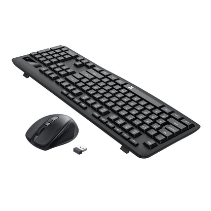 Redragon BS-7367-B Wireless Office Keyboard and Mouse Combo – Black (RD-BS-7367-B) — in use