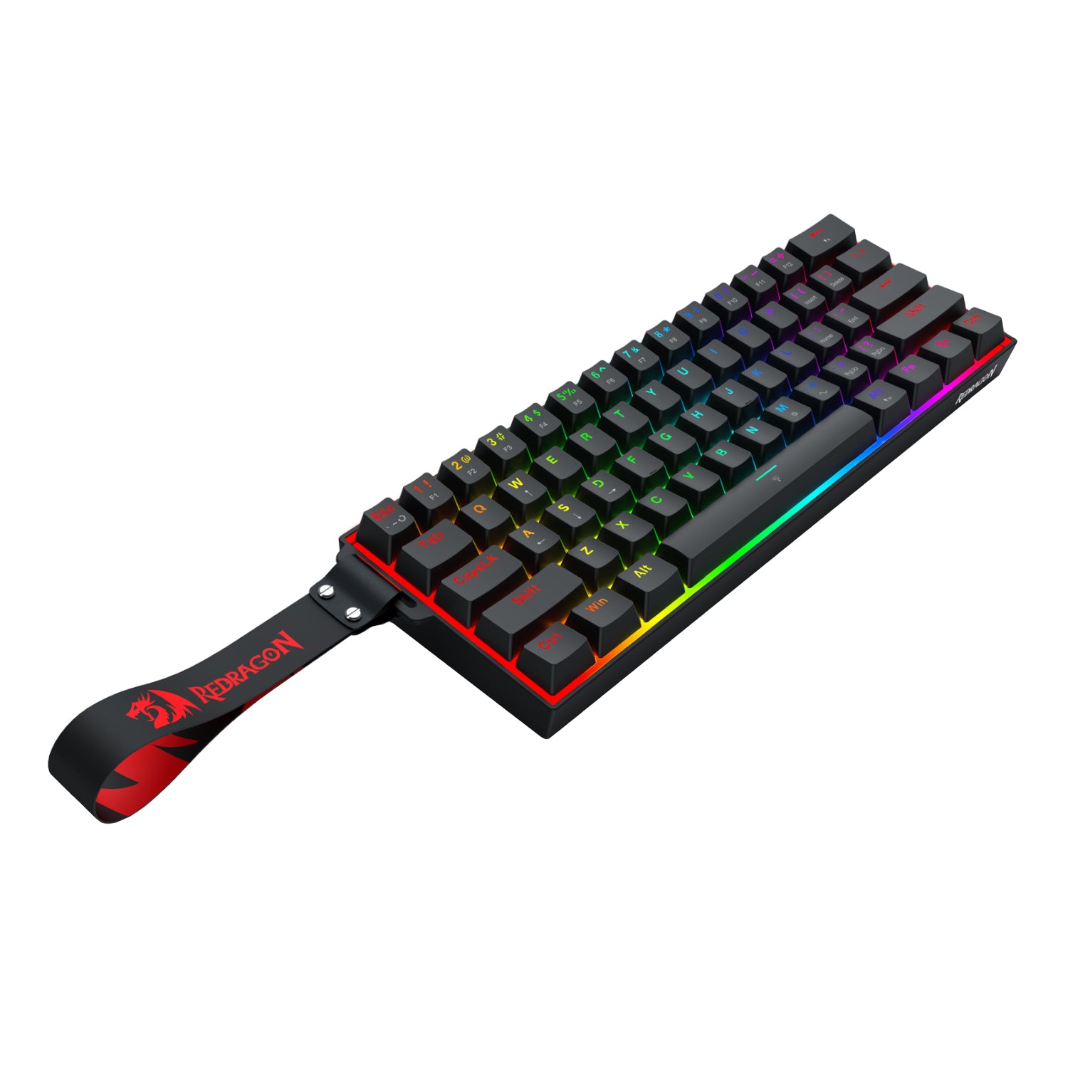 Redragon FIZZ Magnetic Plus 60% RGB Gaming Keyboard – Black (RD-K617RGB-MP) image 3