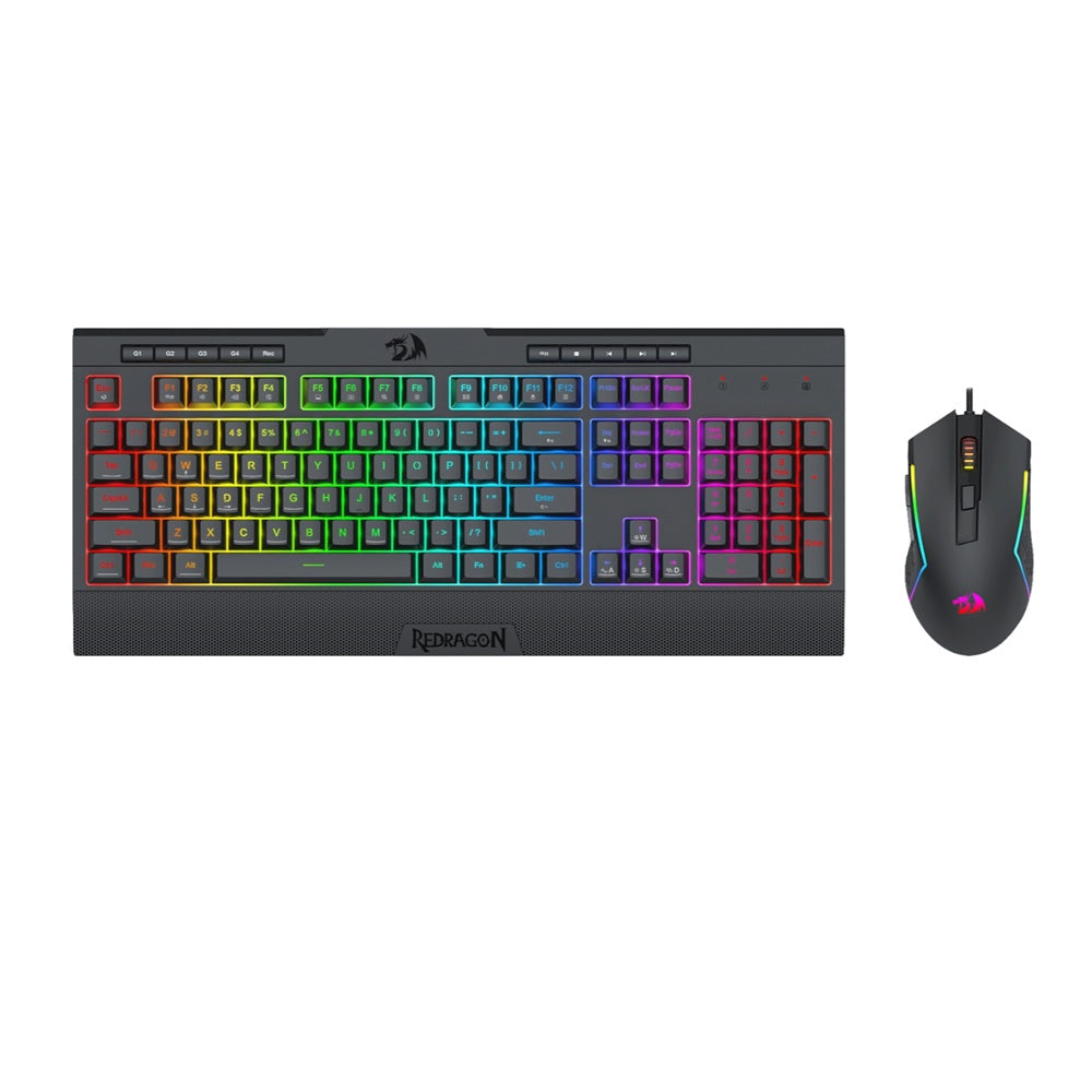 Redragon S151 Wired Gaming Keyboard & Mouse Combo – Black (RD-S151) image 1