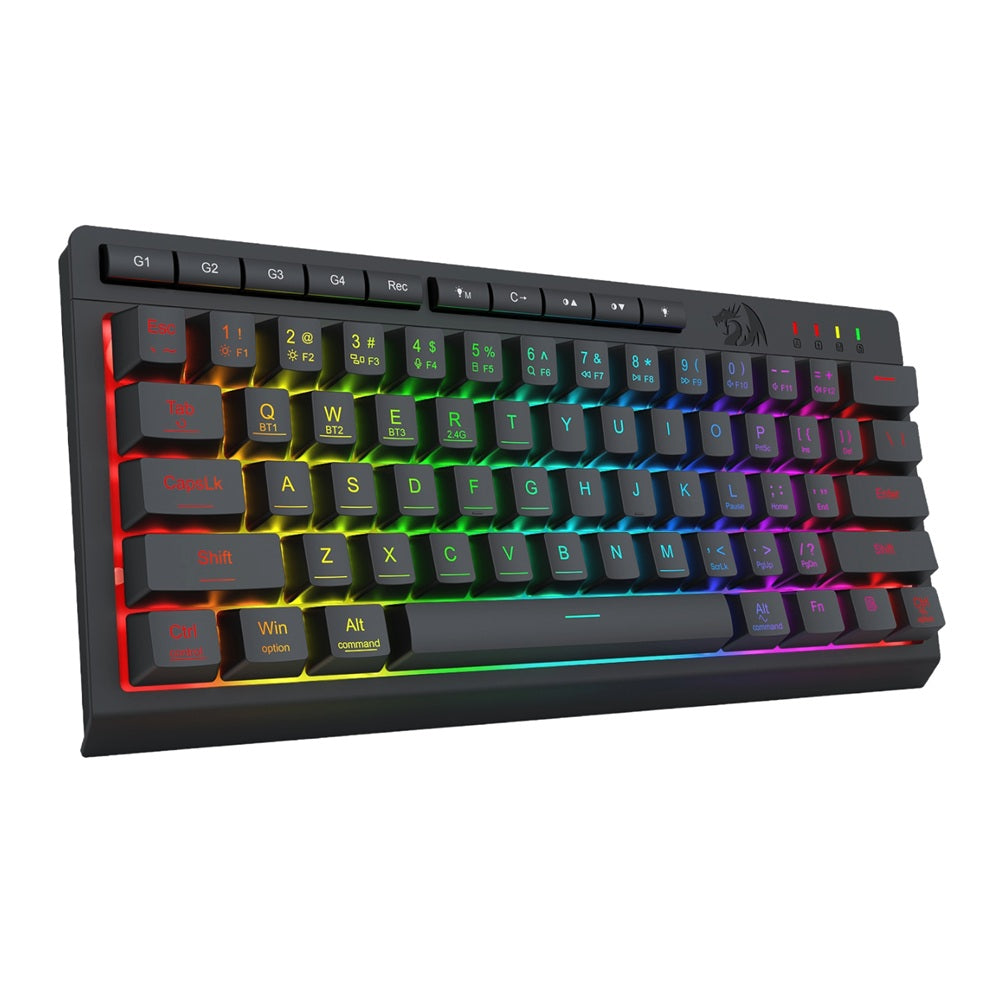 Redragon SHIVA K522 PRO RGB Wireless Gaming Keyboard – Black (RD-K522RGB-PRO) image 3