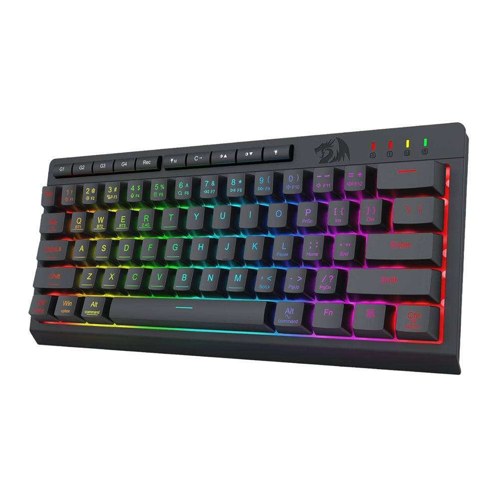 Redragon SHIVA K522 PRO RGB Wireless Gaming Keyboard – Black (RD-K522RGB-PRO) image 4