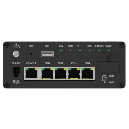 Official Robustel R5030 industrial router product view 2; accessories may be shown separately