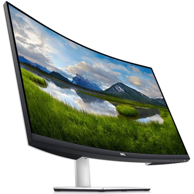 Dell S3221QSA 32″ 4K UHD Curved LED Monitor (210-BFVU) — front view