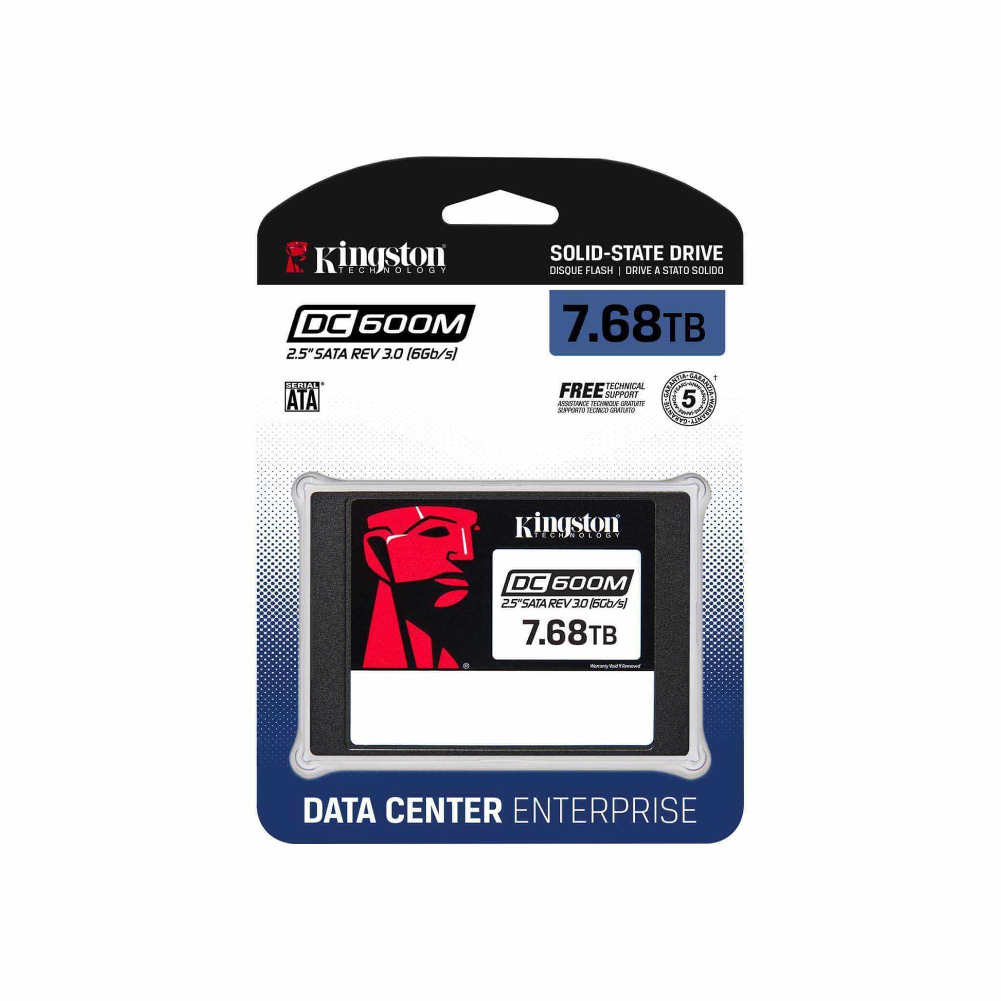 Kingston DC600M 7.68TB 2.5″ SATA 3.0 Enterprise Solid State Drive (SEDC600M/7680G) image 3