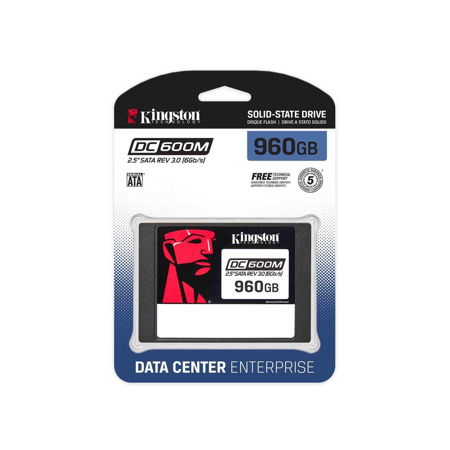 Kingston DC600M 960GB 2.5″ SATA 3.0 Enterprise Solid State Drive (SEDC600M/960G) image 2
