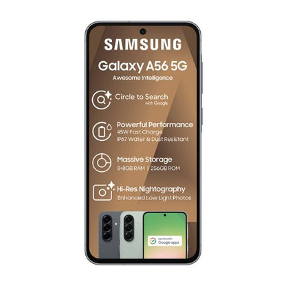 Samsung Galaxy A56 5G - Awesome Graphite — in use