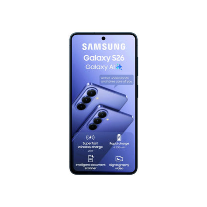 Samsung Galaxy S26 256GB - Black — front view