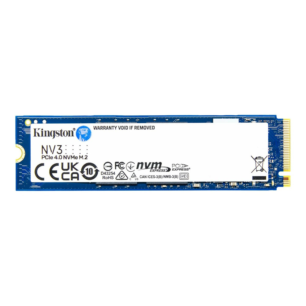 Kingston NV3 500GB M.2 2280 PCIe 4.0 x4 NVMe Solid State Drive (SNV3S/500G) image 1