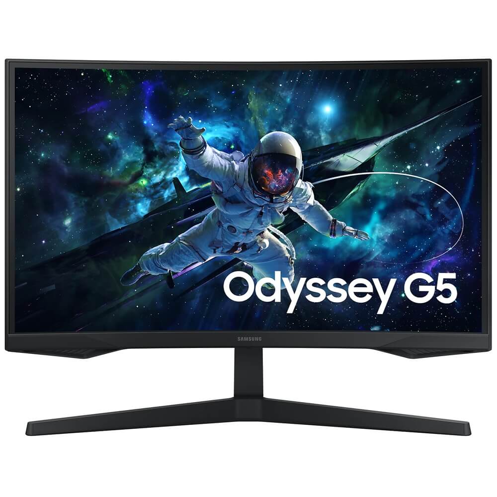 Samsung Odyssey G5 G55C 27″ QHD 165Hz Curved Gaming Monitor (LS27CG552EUXEN) image 1