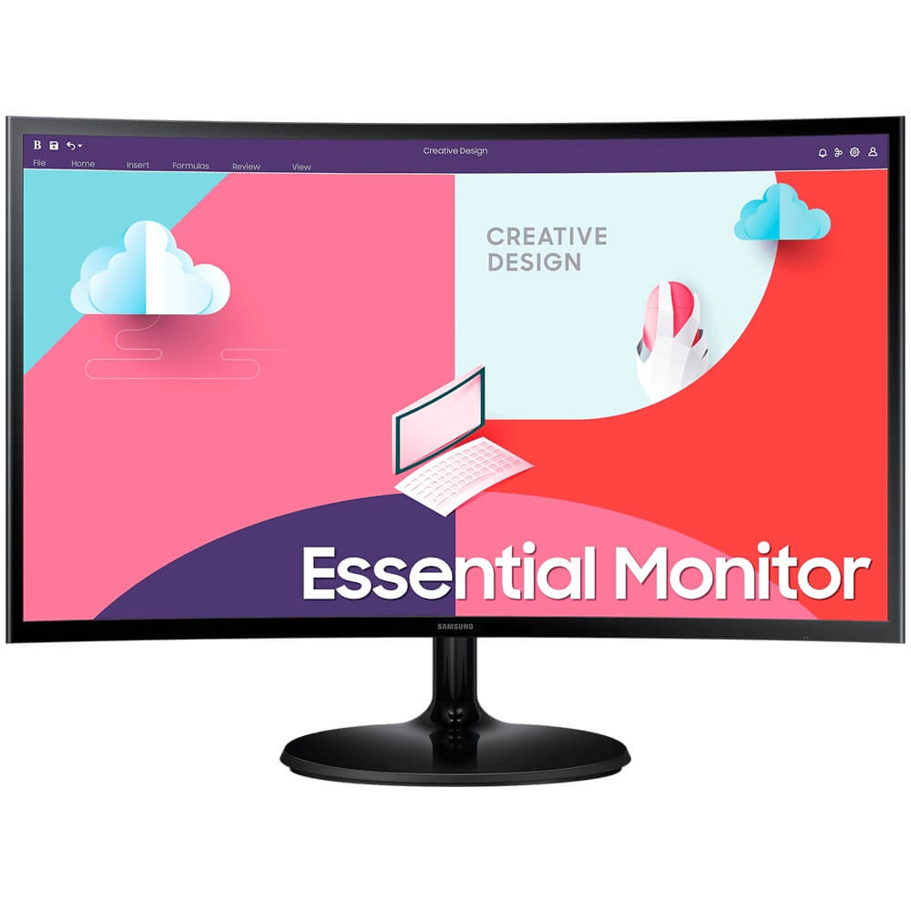 Samsung S3 S36C 24″ Full HD Essential Curved Monitor (LS24C360EAMXUE) image 1