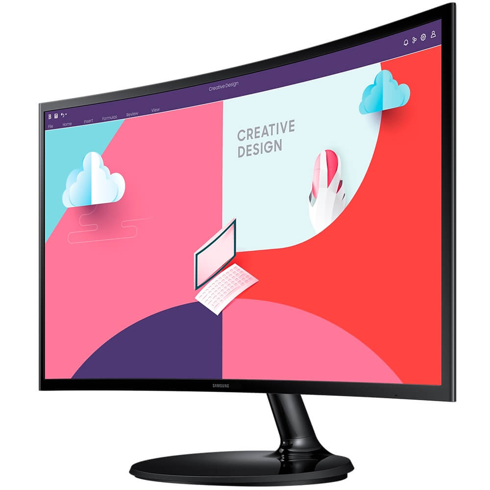 Samsung S3 S36C 24″ Full HD Essential Curved Monitor (LS24C360EAMXUE) image 3