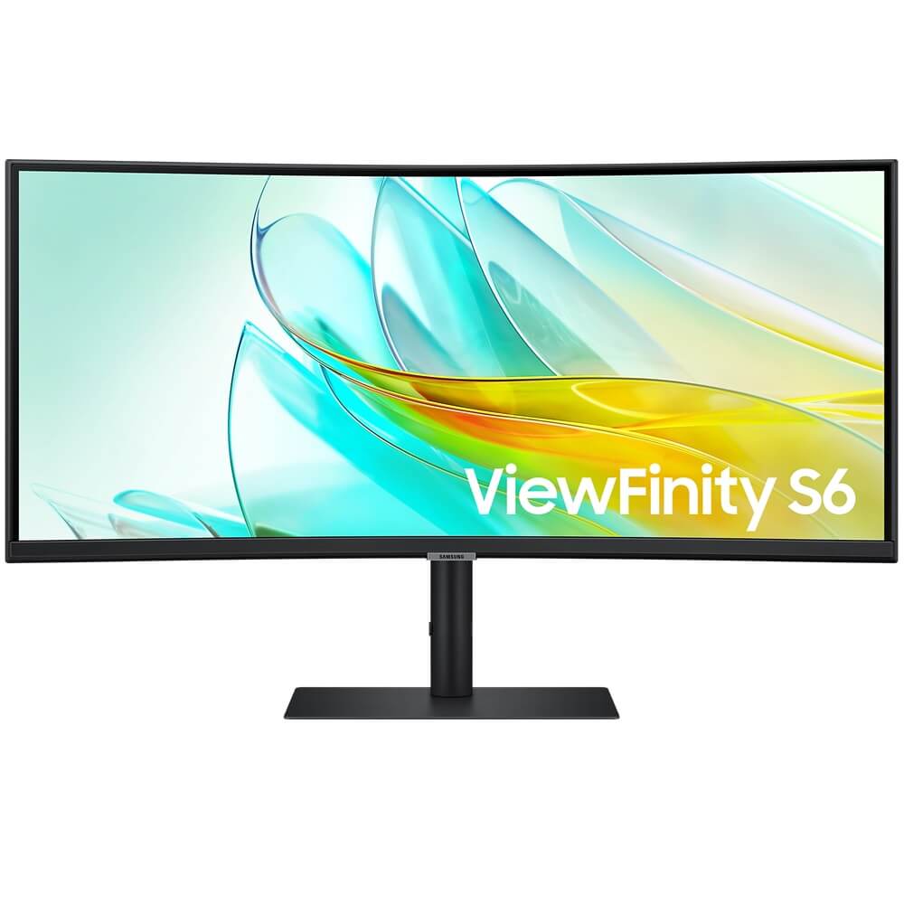 Samsung ViewFinity S6 S65UC 34″ UWQHD Curved Monitor (LS34C652UAUXEN) image 1
