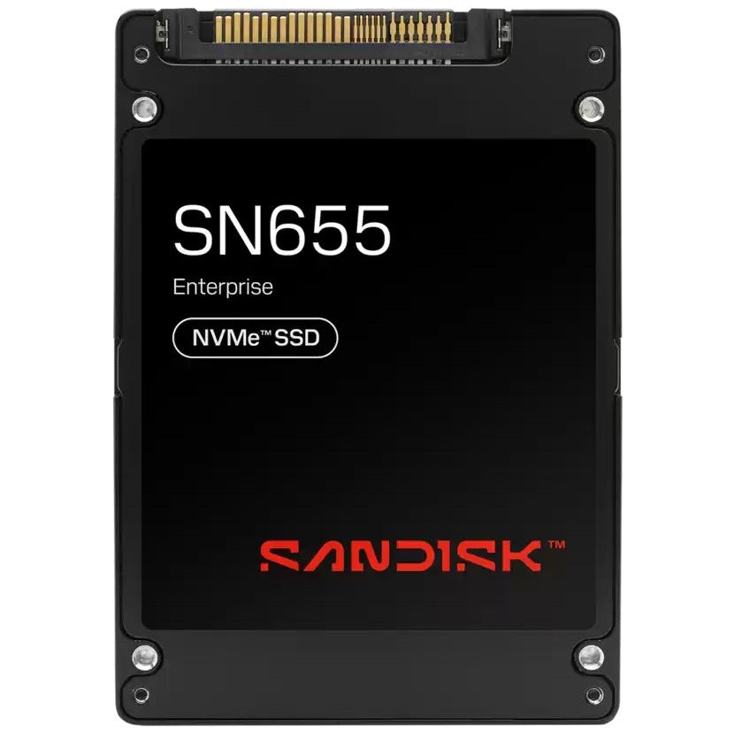 Sandisk SN655 15.36TB U.3 PCIe NVMe Enterprise Solid State Drive (0TS2460) image 1