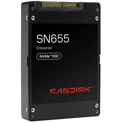 Sandisk SN655 15.36TB U.3 PCIe NVMe Enterprise Solid State Drive (0TS2460) — front view