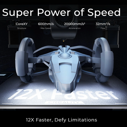 Creality K1 Max 2025 3D Printer — side view