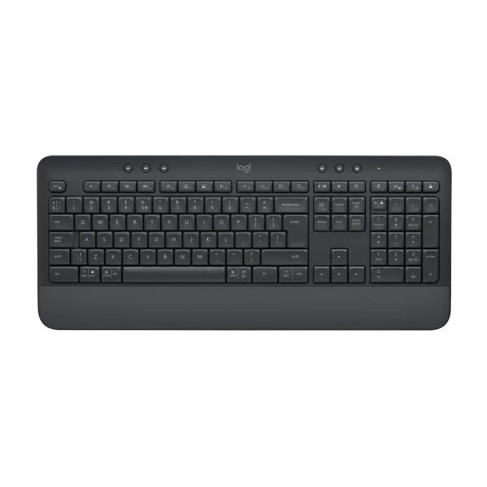 Logitech Signature MK650 Wireless Keyboard and Mouse Combo for Business (920-011004) — side view
