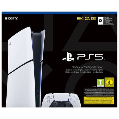 Sony PlayStation 5 Slim Digital Console — rear view