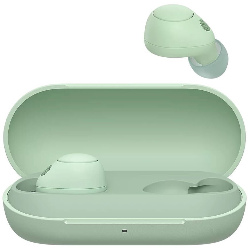 Sony WF-C700N Wireless Noise Cancelling Headphones – Sage Green image 2