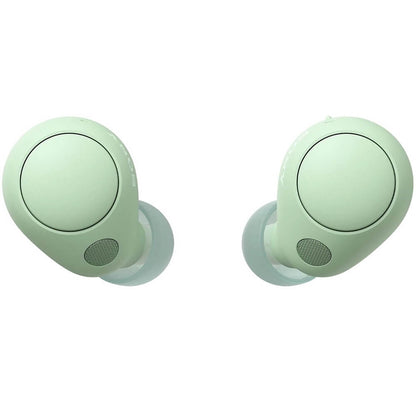 Sony WF-C700N Wireless Noise Cancelling Headphones – Sage Green — side view