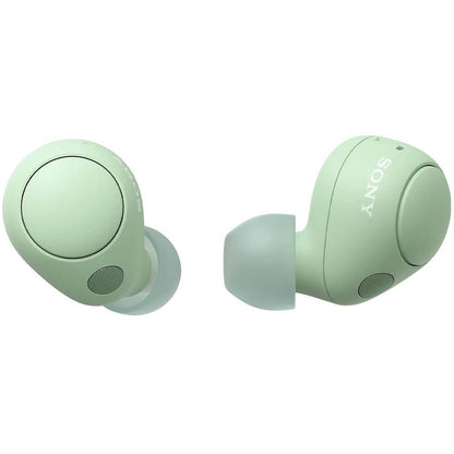 Sony WF-C700N Wireless Noise Cancelling Headphones – Sage Green — rear view