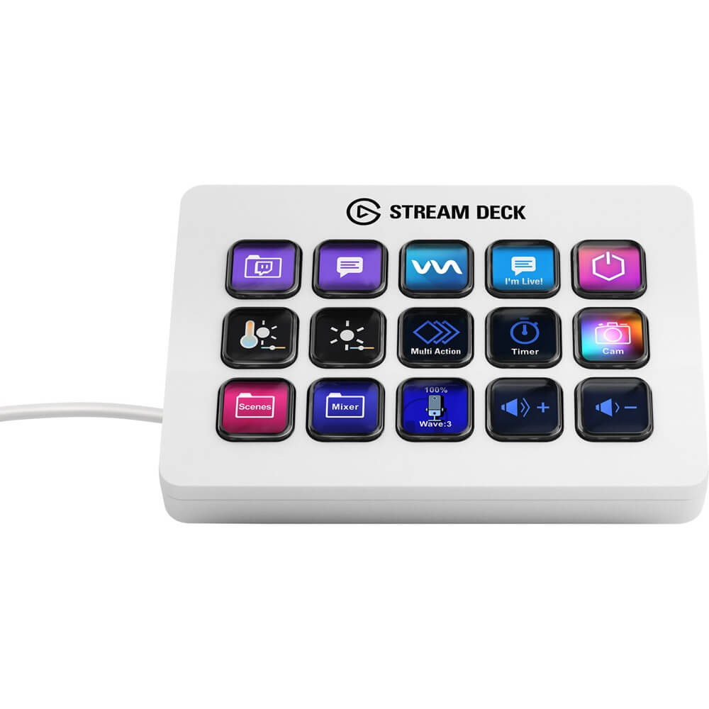 Elgato Stream Deck MK.2 – White (10GBA9911) image 1