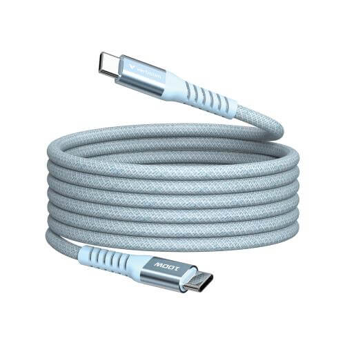 Verbatim Sync & Charge 100W Magnetic Cable – Blue (31856) image 2
