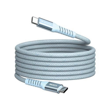Verbatim Sync & Charge 100W Magnetic Cable – Blue (31856) — rear view