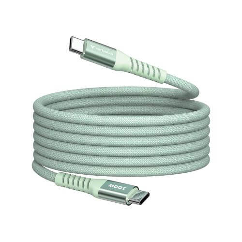 Verbatim Sync & Charge 100W Magnetic Cable – Green (31855) image 2
