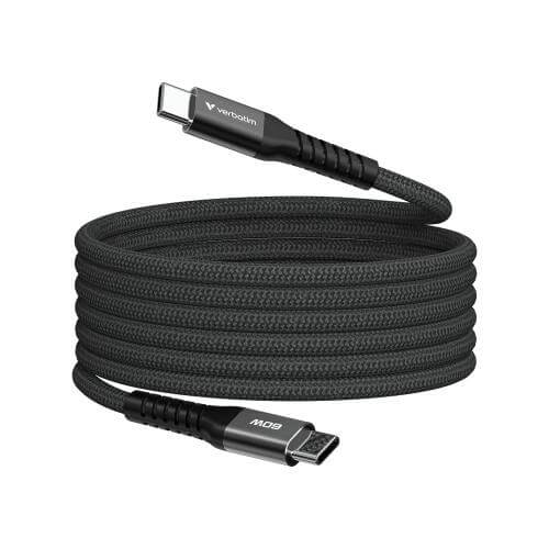 Verbatim Sync & Charge 60W Magnetic Cable – Black (31859) image 2