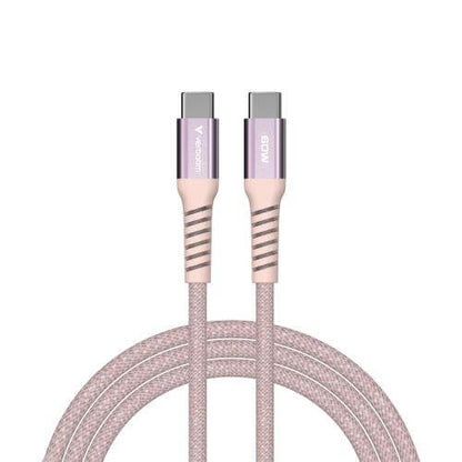Verbatim Sync & Charge 60W Magnetic Cable – Pink (31853)