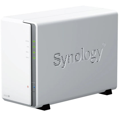 Synology DiskStation DS223j 2 Bay NAS Enclosure — side view
