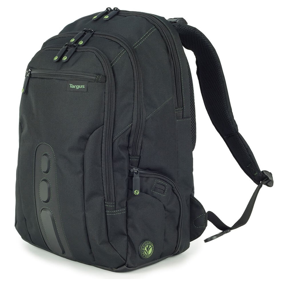 Targus EcoSpruce 15.6″ Backpack – Black (TBB013EU) — side view