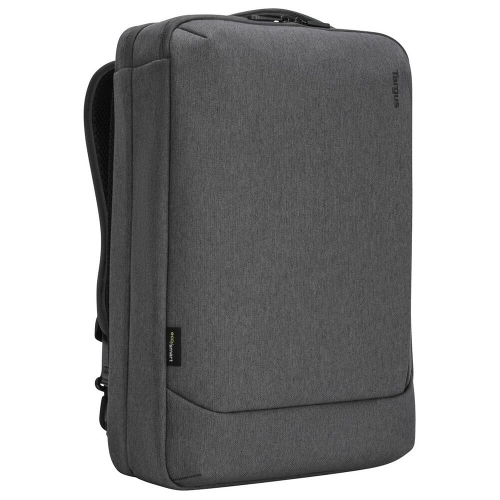 Targus Cypress 15.6” Convertible Backpack with EcoSmart – Grey (TBB58702GL) — front view