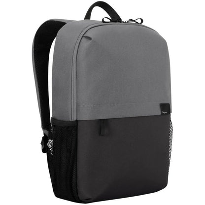 Targus 16″ Sagano EcoSmart Campus Backpack – Black/Grey (TBB636GL) — front view