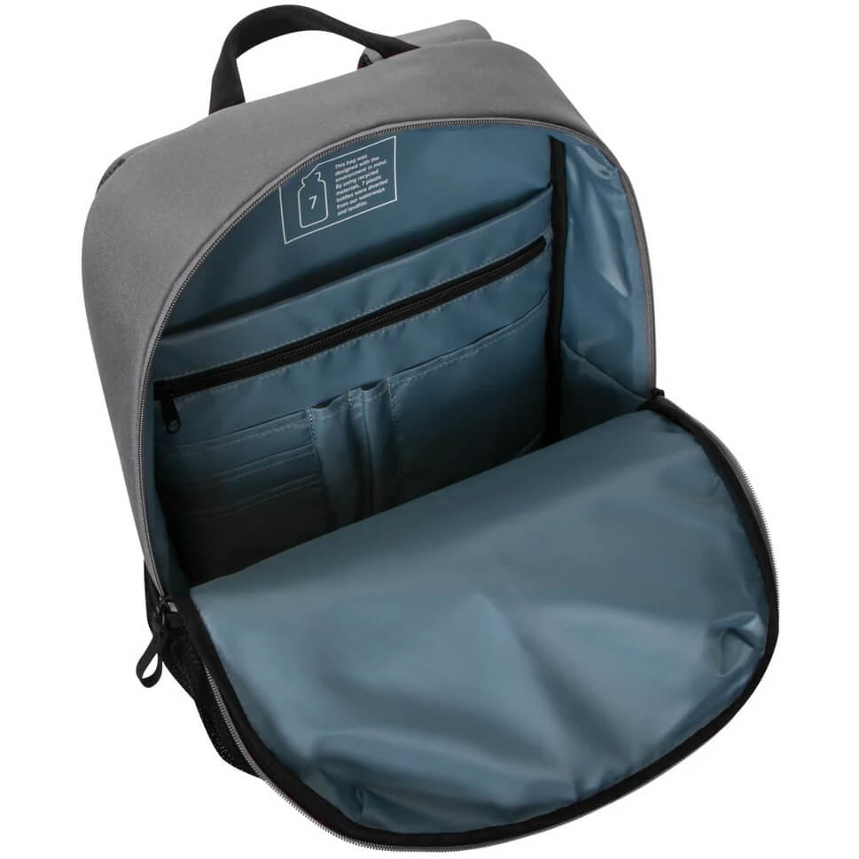 Targus 16″ Sagano EcoSmart Campus Backpack – Black/Grey (TBB636GL) image 4