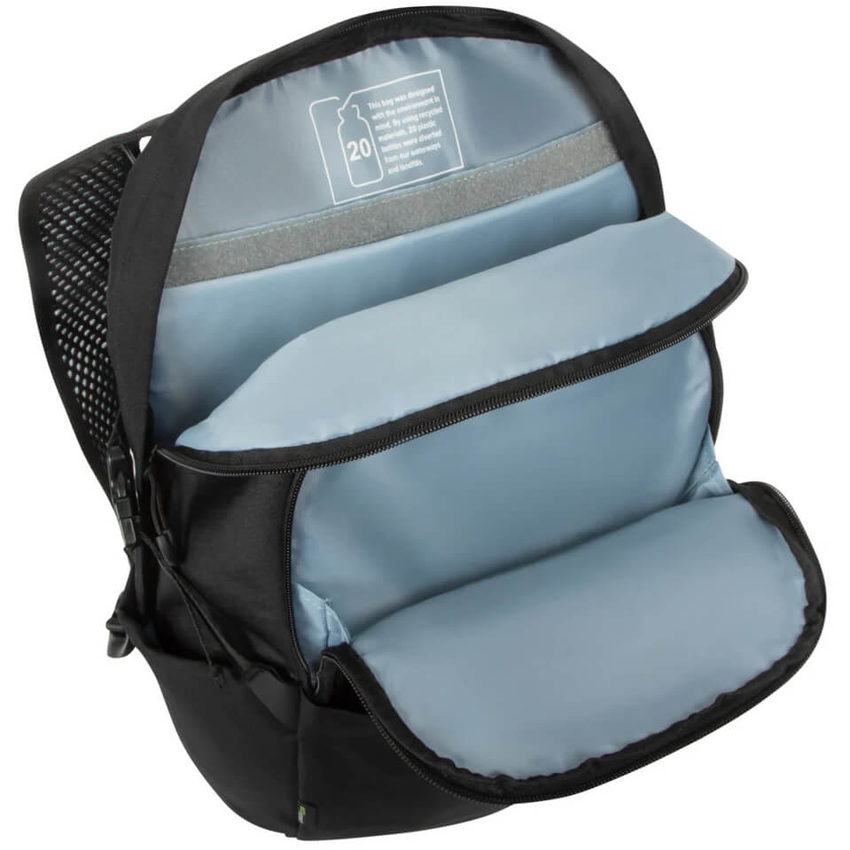 Targus 15-16″ Zero Waste EcoSmart Backpack (TBB641GL) — rear view