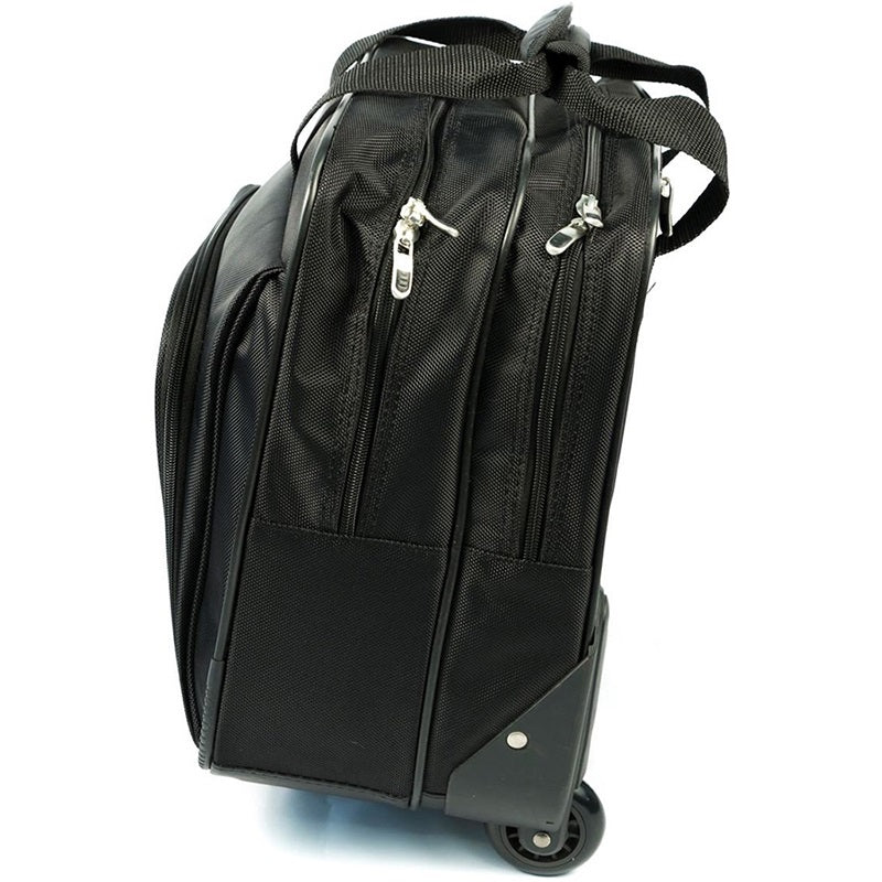 Targus Executive 15.6″ Laptop Roller Bag – Black (TBR003EU) — rear view