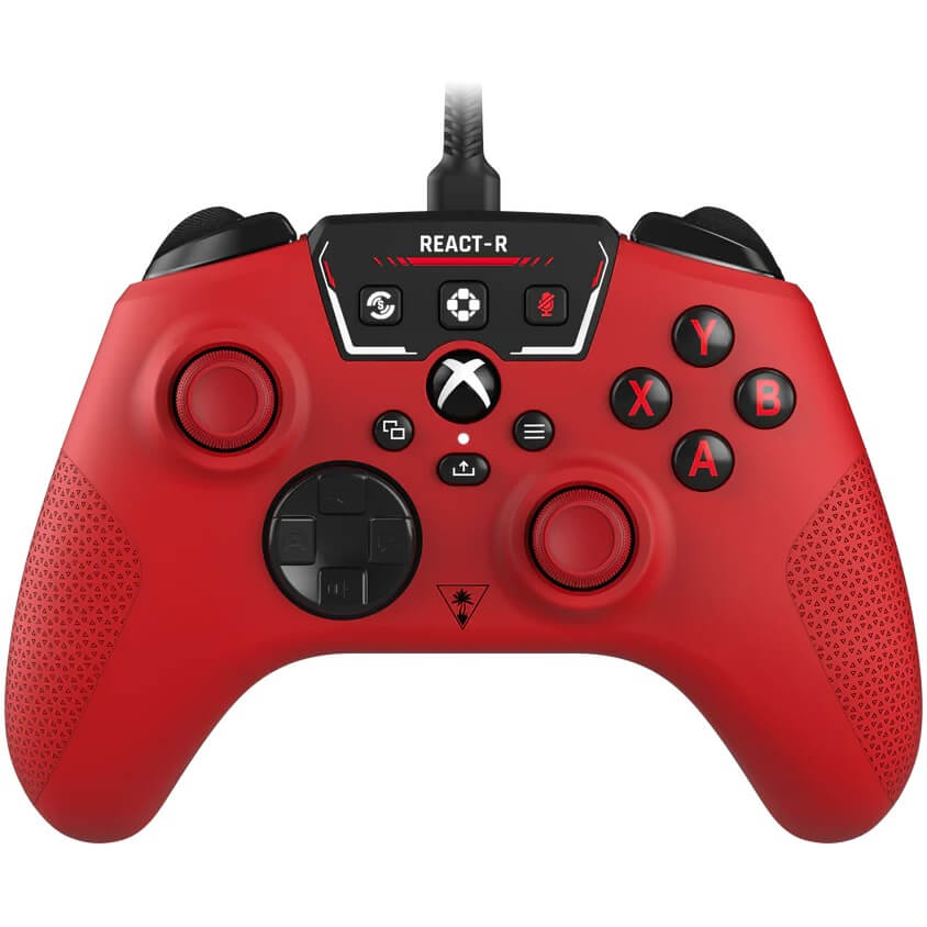 Turtle Beach REACT-R Wired Controller for Xbox Series X|S and PC – Red image 1