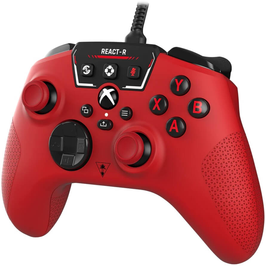 Turtle Beach REACT-R Wired Controller for Xbox Series X|S and PC – Red image 3
