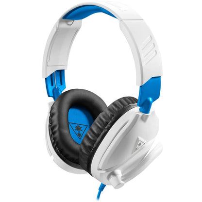 Turtle Beach Recon 70 Wired Headset for PS4 & PS5 – White — rear view