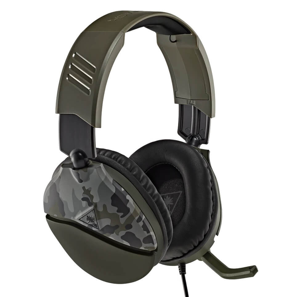 Turtle Beach Recon 70 Wired Gaming Headset – Green Camo image 1