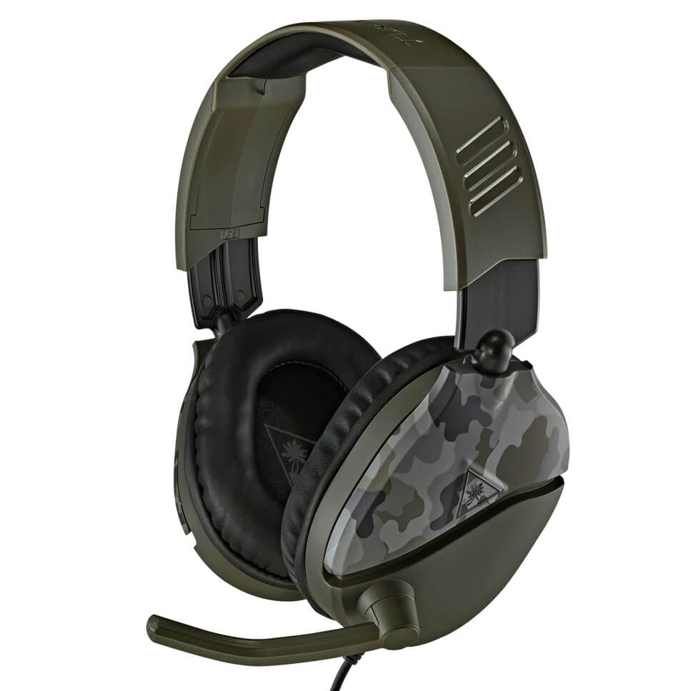 Turtle Beach Recon 70 Wired Gaming Headset – Green Camo image 3
