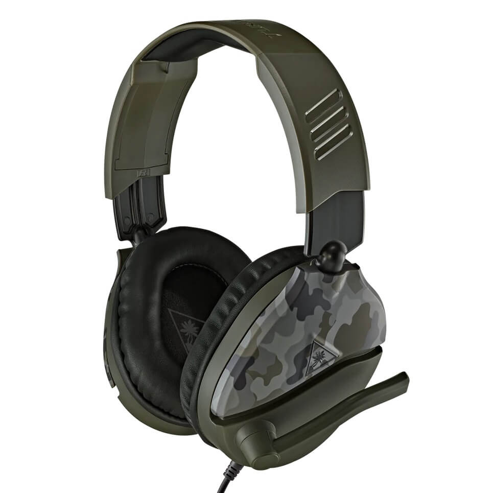 Turtle Beach Recon 70 Wired Gaming Headset – Green Camo image 4