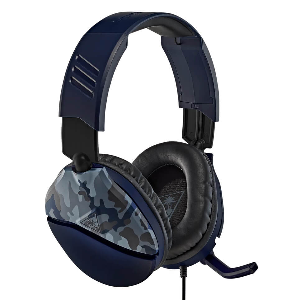 Turtle Beach Recon 70 Wired Gaming Headset – Blue Camo image 1