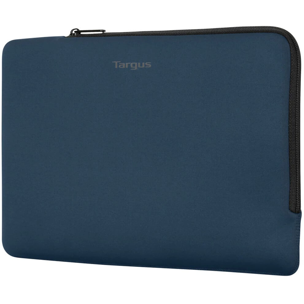 Targus 13-14″ MultiFit Sleeve with EcoSmart – Blue (TBS65102GL) — side view