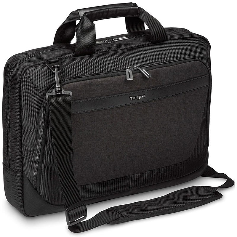 Targus CitySmart 14″ Slimline Topload Laptop Case – Black/Grey (TBT913EU) — front view
